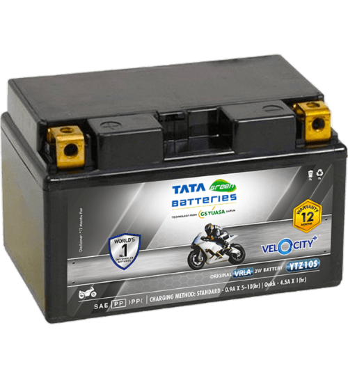 Velocity Plus YTZ10S Bike Battery