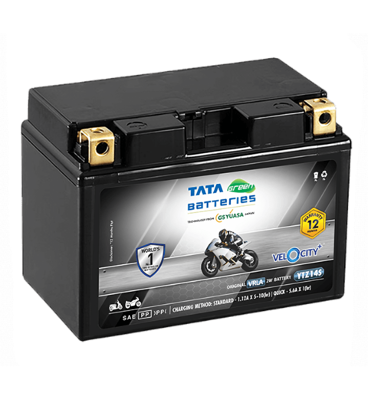 Velocity Plus YTZ14S Two Wheeler Battery